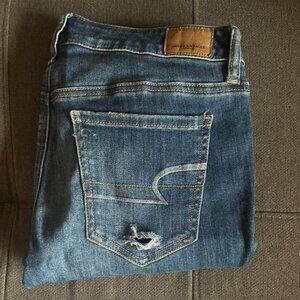 American Eagle Ripped Skinny Jeans